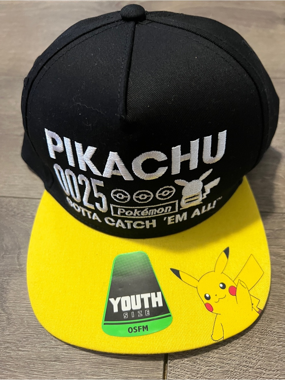 Pokémon Pikachu “Gotta Catch Em All” Youth Hat New